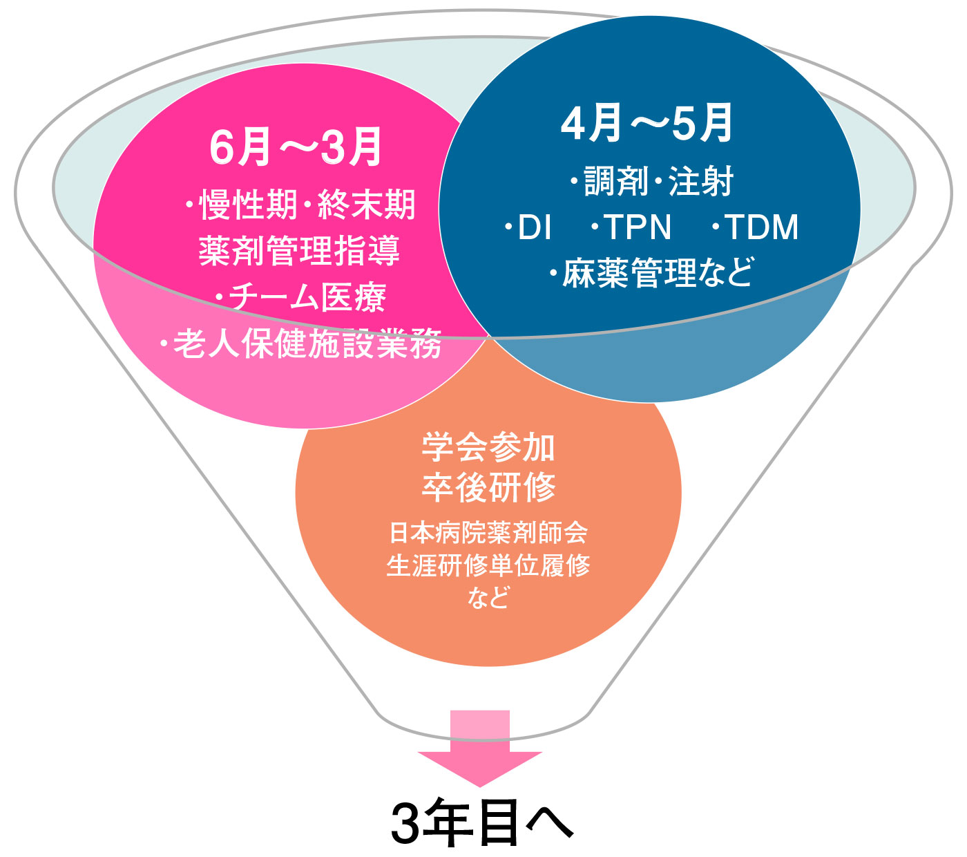 薬剤師新人教育スケジュール（2年目）～慢性期・終末期・ケアミックス病院での教育～